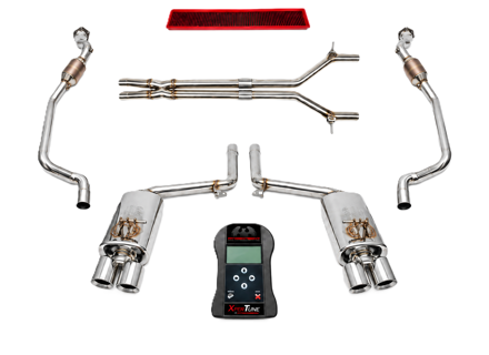 Fabspeed Exhaust Performance Package, Polished Stainless Steel WITH ECU Upgrade. Porsche 970 Panamera Turbo / Turbo S (2010-2016) - 97004420015 - FS.POR.970T.SC, FS.POR.970T.XP, FS.POR.970T.MAXP, FB582/20, FS.POR.970T.ET